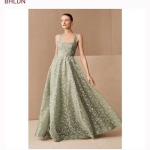 BHLDN Phoebe Organza Maxi Dress US sz 12